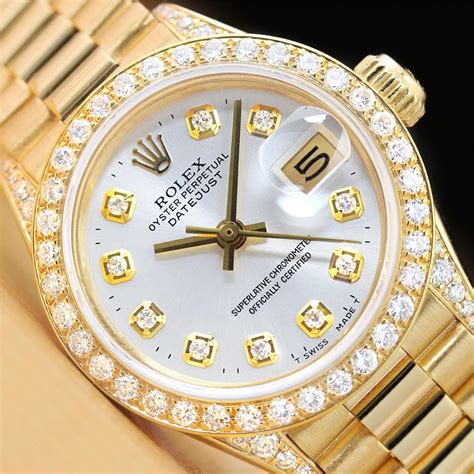 rolex ladies president watch 18k gold|Rolex lady datejust watch.